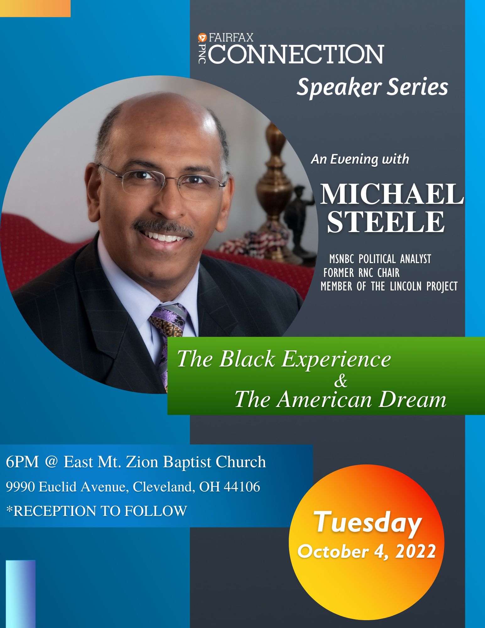 Speaker Series Michael Steele PNC Fairfax Connection