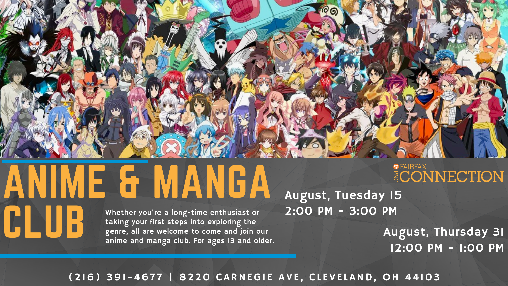 Anime & Manga Club - PNC Fairfax Connection